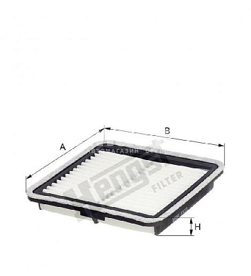 Фильтр воздушный Hengst E522L (C 2201)  SUBARU