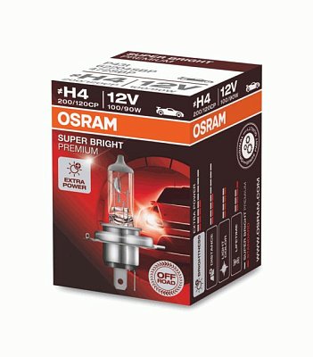 Автолампа H4 12V 100/80W (90W) OSRAM 62204SBP *