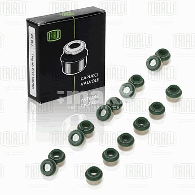 Колпачок маслосъёмный ВАЗ 2112 (компл. 16 шт.) СV 057  TRIALLI