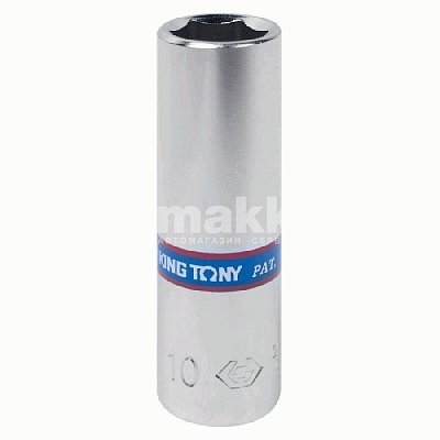 Головка торцевая глубокая шестигранная 1/4  10 мм King Tony 223510M