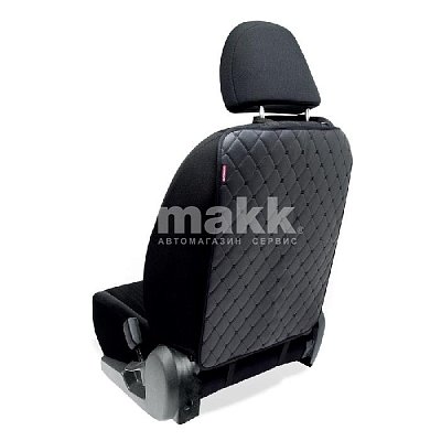 Защита спинки сидения/кикмат полиэстер чёрный AUTOPROFI KIK-800 BK/BK