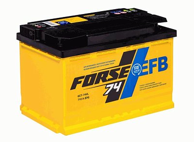 Аккумуляторная батарея 74 Ач Forse п/п  27,6*17,5*19