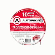 Трос 10т  5м буксировочный ленточный в сумке 2 крюка Autoprofi 15шт/уп TRL-100/1