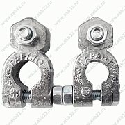 Клеммы аккумуляторные узкополюсные Япония М (болт М6) 52243