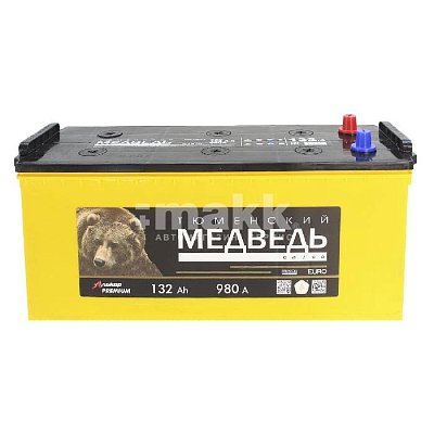 Аккумуляторная батарея 132 Ач Тюменский медведь LA п/п   51,3*18,9*22,6