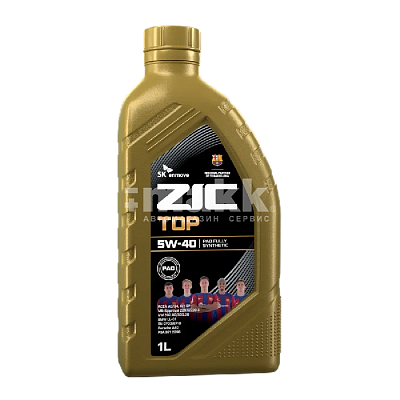 Масло моторное ZIC TOP 5W40  синтетическое 1л