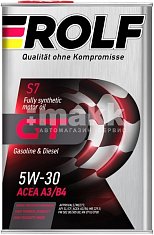 Масло моторное ROLF GT синт. 5W30    4л ACEA A3/B4  железо