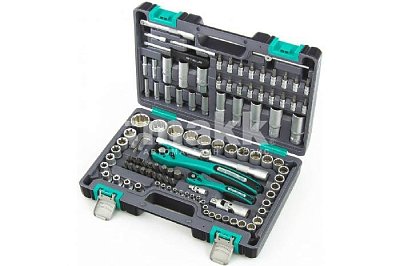 Набор инструмента 1/2" и 1/4" 109 предметов 12 гранные головки Stels 14122