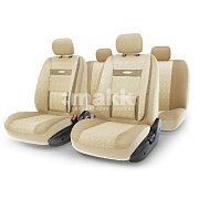 Чехлы COMFORT орт.под экокожа+полиэс 11пр карм 6 мол св.беж р-рМ 5шт COM-1105GP L.BE/L.BE 