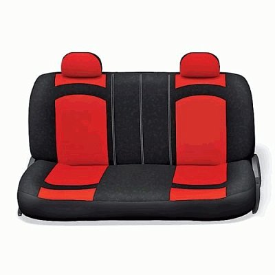 Чехлы EXTREME велюр+сетч. 8пр 3 молнии чёрый/красн XTR-803 BK/RD (M)