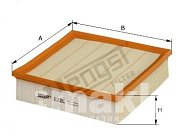 Фильтр воздушный Hengst E22L (C 22 117) ВАЗ-2110, Lada 2107, 2108, Kalina, Niva, Audi 100,Volkswagen