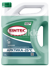 Незамерзающая жидкость Sintec Арктика -25С 4л