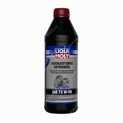 Масло трансмиссионное LIQUI MOLY Hochleistungs-Getriebeoil 75W90 синт. API GL-4+ 1л