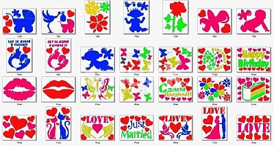 Трафареты для краски WATERPAINT в ассортименте А3 пластик