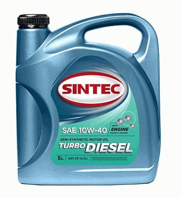 Масло моторное SINTEC Turbo Diesel 10w40 п/синт. API CF-4/SJ   5л