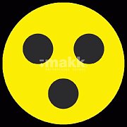 Наклейка "Глухой" круглая d 14см наружняя (1 шт/уп) S08101007