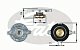 Крышка радиатора Toyota/Honda/Mazda/Nissan 0.9 bar (большой клапан) RC122 (C-21) GATES