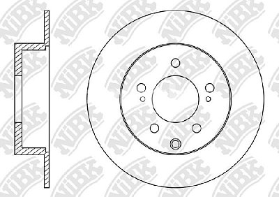 Диск тормозной задний RN1404 NIBK (2шт)