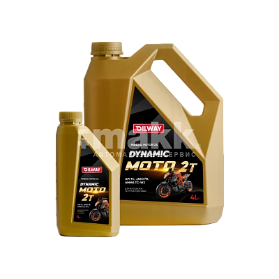 Масло моторное Oilway DYNAMIC MOTO 2T API TC, JASO FB, NMMA TC-W3 мин. 1л